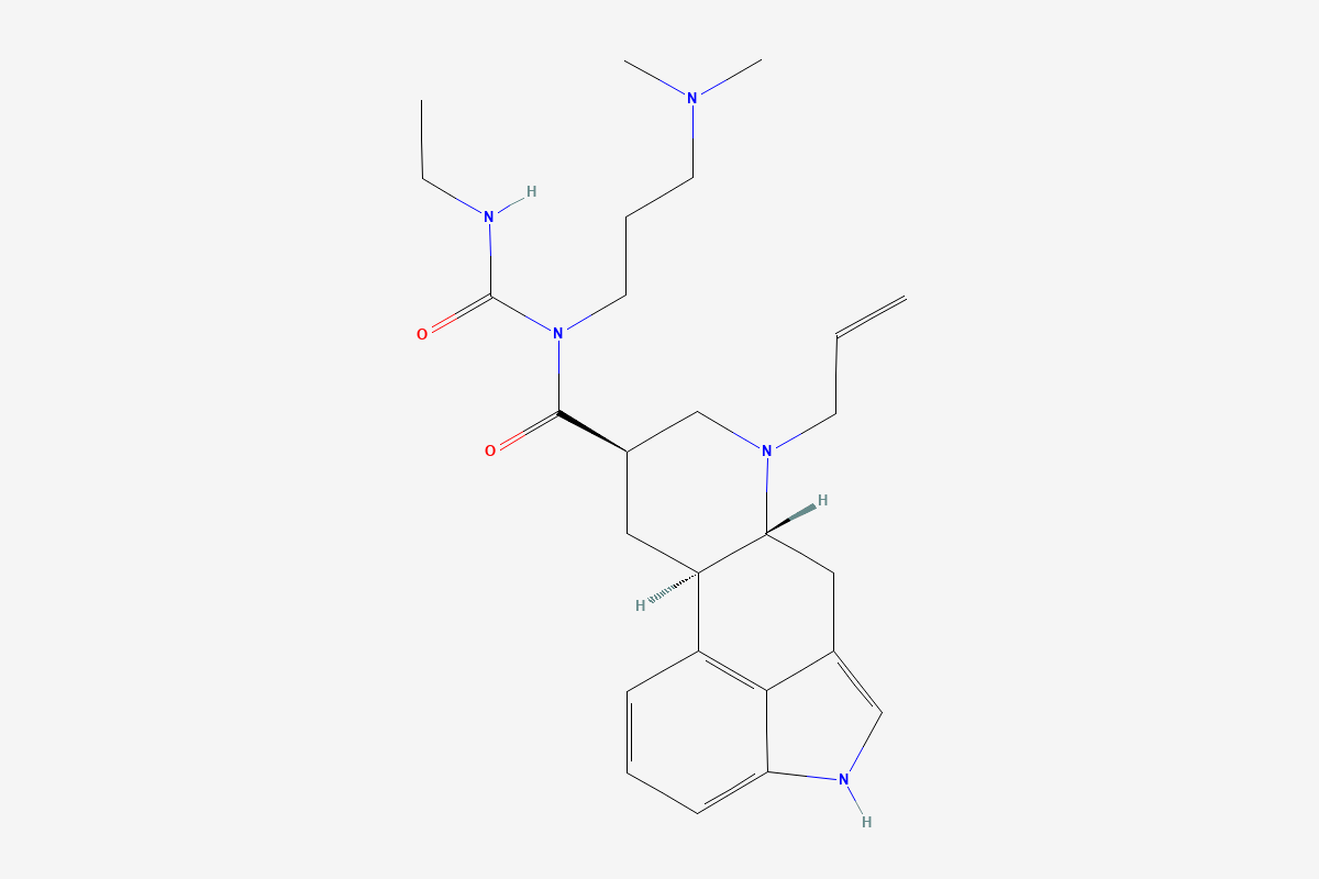 Cabergoline 2D chemical structure