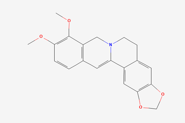 Dihydroberberine 2D chemical structure