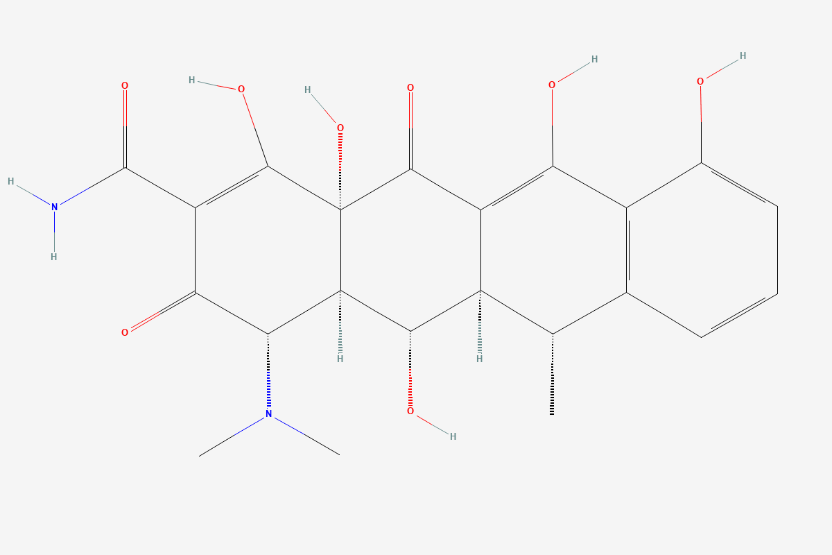 Doxycycline 2D chemical structure