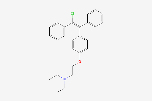 Enclomiphene 2D chemical structure