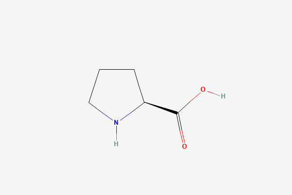 L-Proline 2D chemical structure