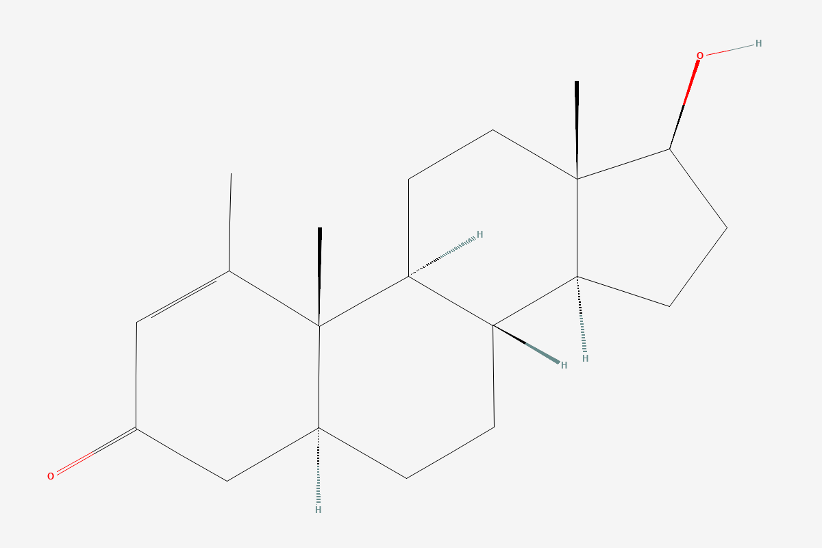 Methenolone 2D chemical structure