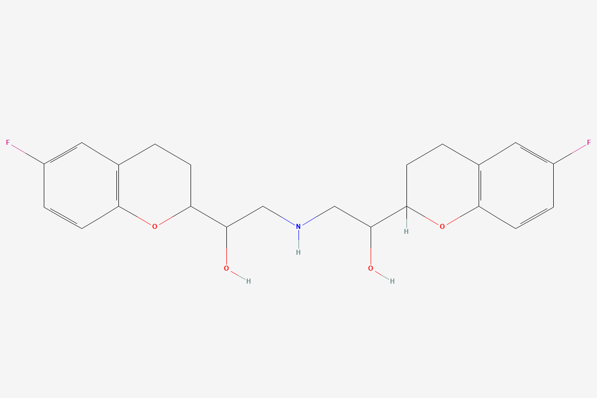 Nebivolol 2D chemical structure