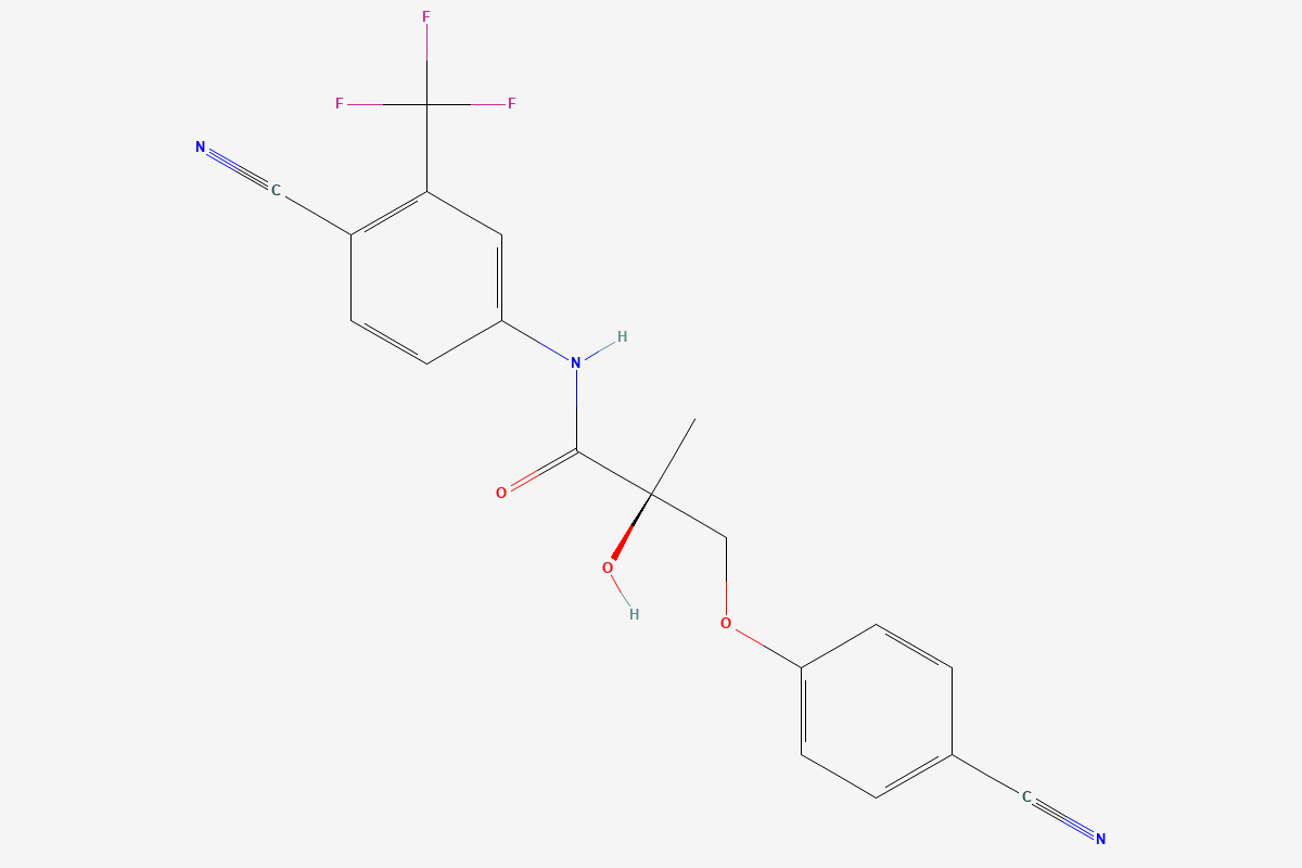 Ostarine 2D chemical structure