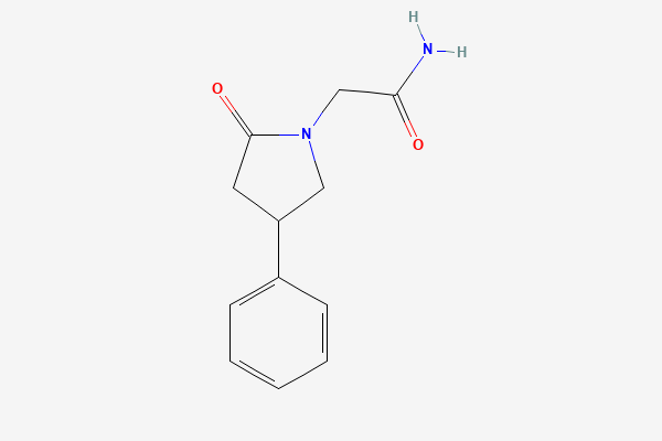 Phenylpiracetam 2D chemical structure