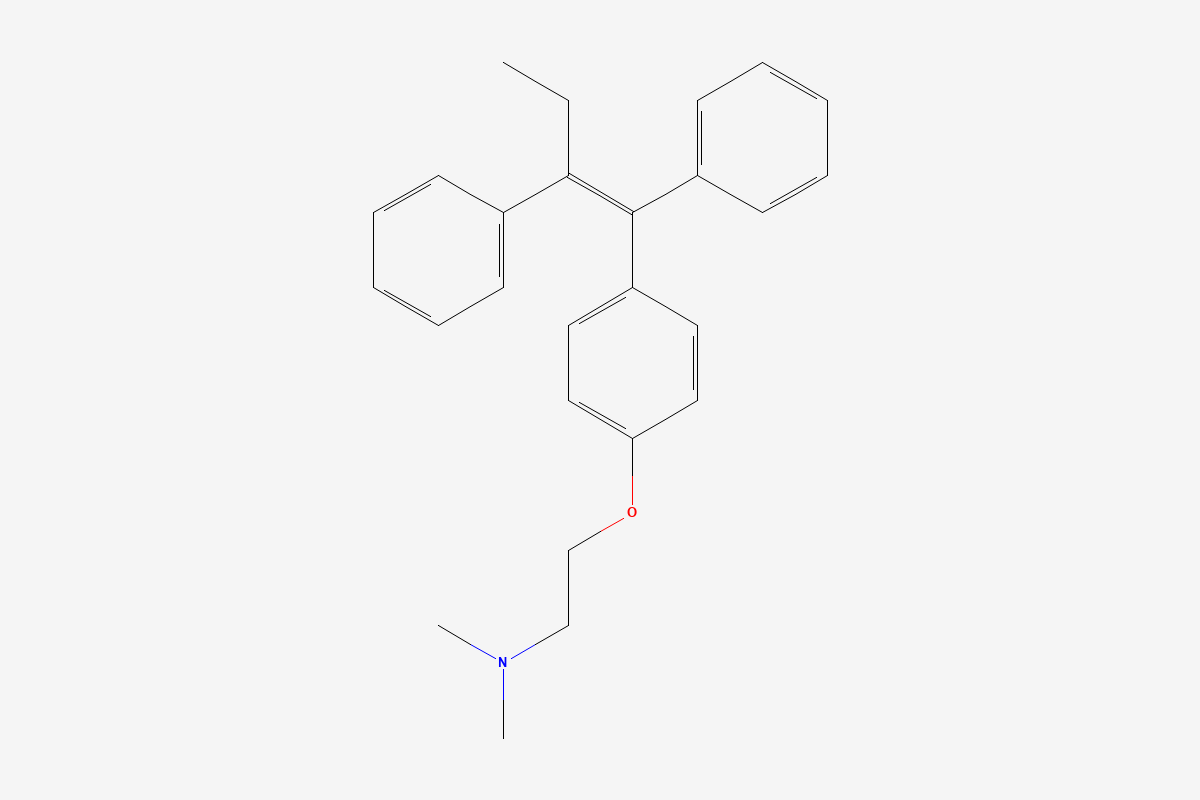 Tamoxifen 2D chemical structure